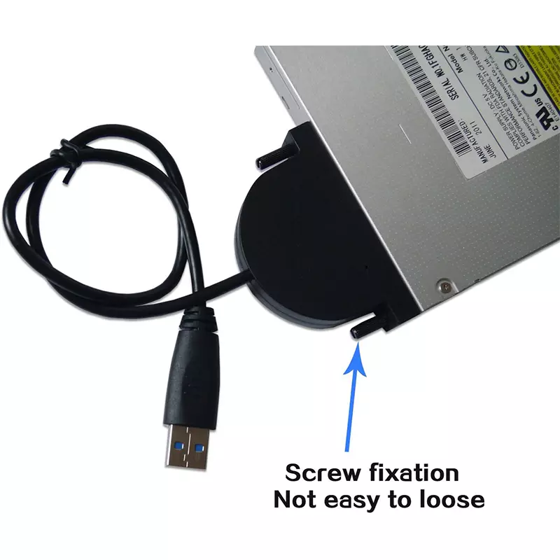 کابل تبدیل SATA به USB مناسب برای درایو دی وی دی اکسترنال لپتاپی